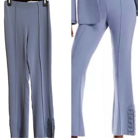 CINQ a’ SEPT Kayden Embellished Size 4 Gray Dress Pant BNWOT - Picture 1 of 9